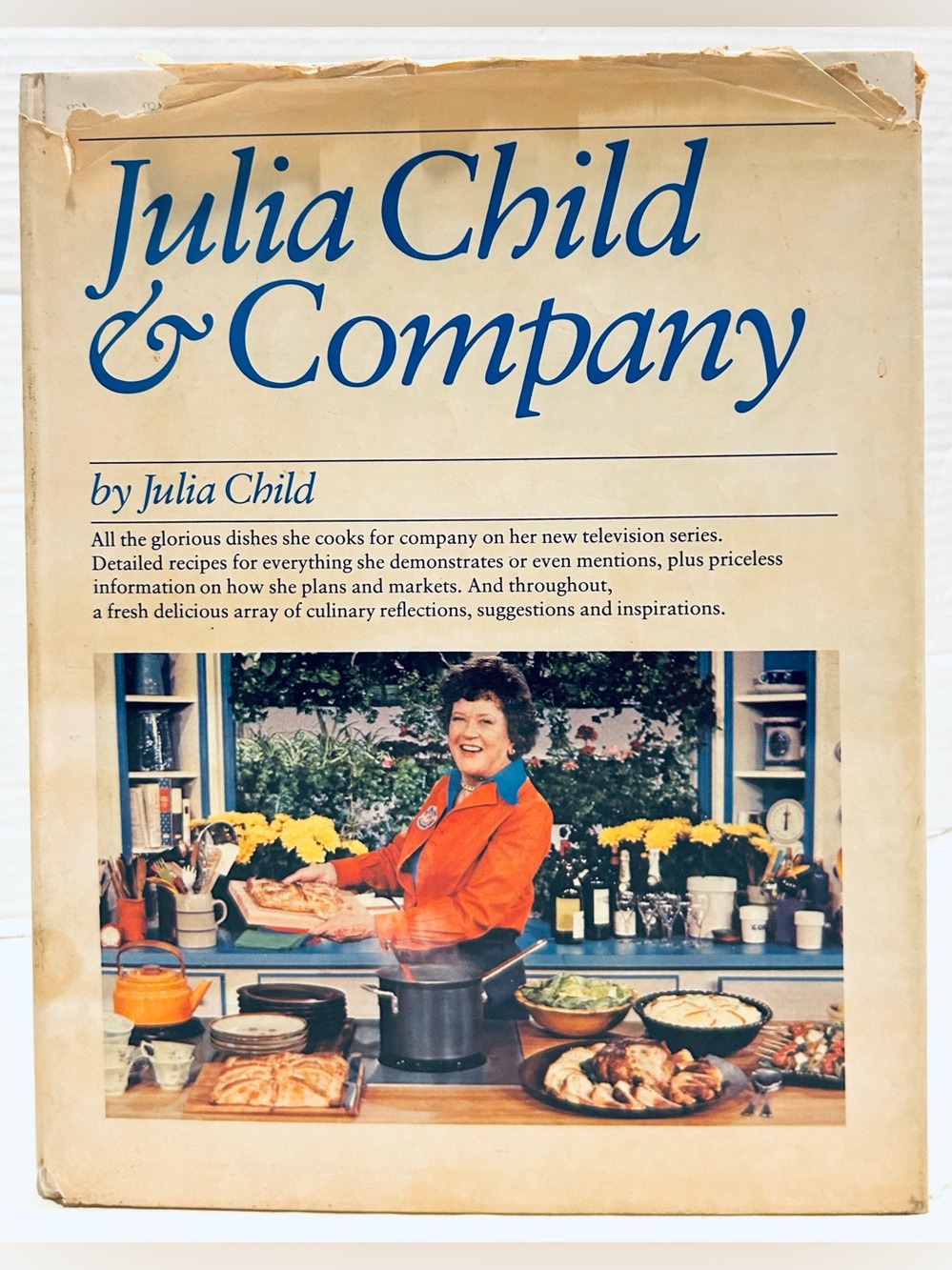 Julia Child & Company Vtg Cookbook-MCM style entertaining Cocktail Parties Menus